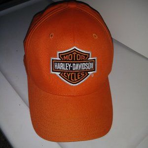 Harley Davidson Fitted Baseball Hat Sz 7